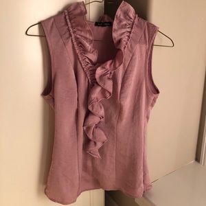 Le Chateau Pink Satin Blouse in XXS